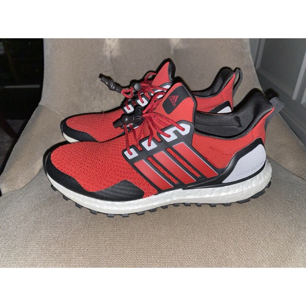 Adidas Ultraboost 1.0 Running Shoes Red Black Athletic Sneakers Mens Shoes 7